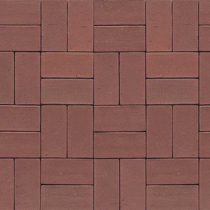 Клинкерная брусчатка Muhr №03 Naturrot, 200x100x52 мм