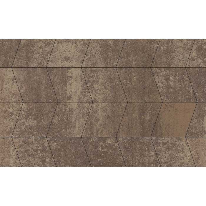 Плитка тротуарная Ромб Б.1.Р.8 Листопад гранит xаски